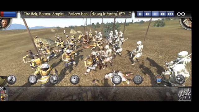 Forlorn Hope VS Hasashim (Highest Rank & Fully Upgraded - Medieval 2 Total War Mobile смотреть онлайн