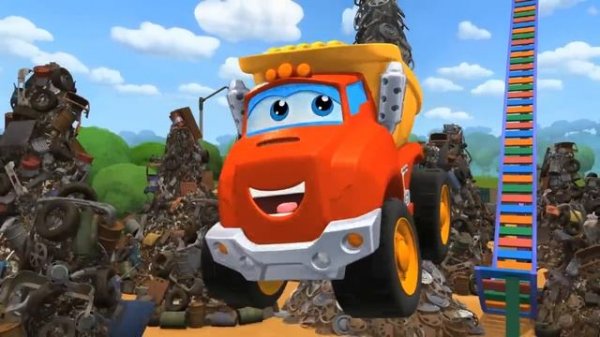 Мультики про машинки - Приключения Чака _ СОКУ спасает Чака