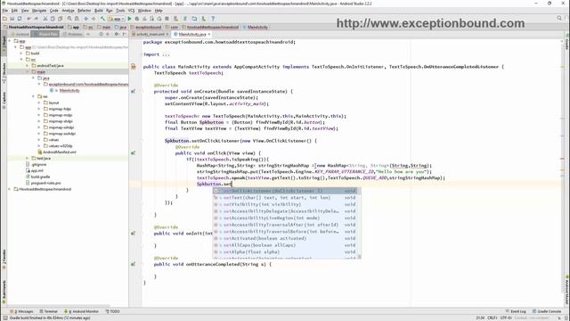 How to add Text to speech in android app using Android Studio смотреть онлайн