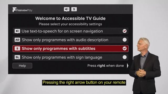 Freeview Play Accessible TV Guide смотреть онлайн
