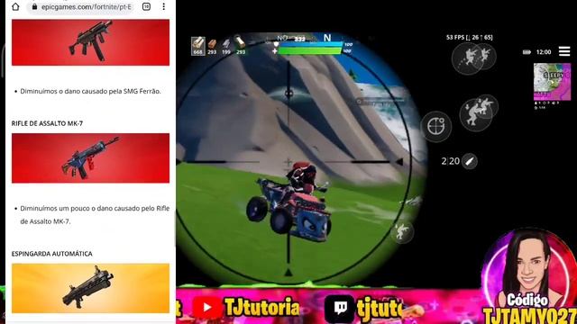 NOVA ATUALIZAÇÃO FORTNITE V19.10. APK MOD45,60,90FPS GPU OTIMIZADA PARA CELULAR NAO COMPATÍVEL 😱 смотреть онлайн