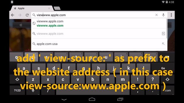 How to view the source code of a webpage on an Android Chrome Phone and Tablet смотреть онлайн