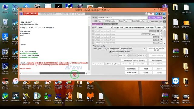UFI Box Fix Userarea Failed 100% Done