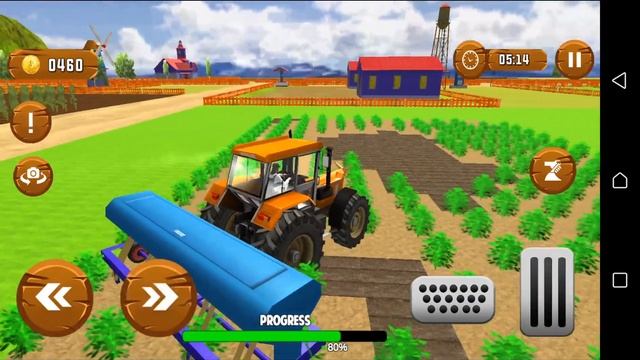 Modern Tractor Farming Simulator - Farm Harvester Tractor Driving - Android Gameplay смотреть онлайн