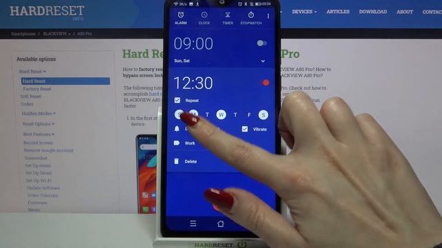 How to Set Up an Alarm Clock in Blackview A80 Pro -Operate Alarm Settings смотреть онлайн