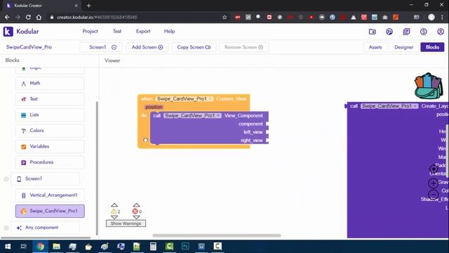 Swipe CardView Pro Extension for Kodular | Custom Design Layout Swipe View смотреть онлайн