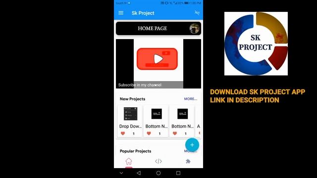 Professional Projects , Bottom Navigation and Drop Down Menu смотреть онлайн
