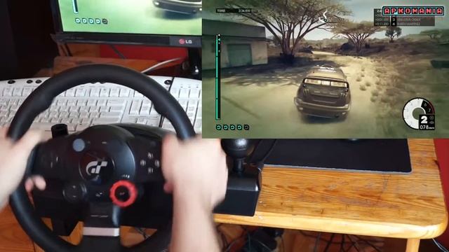 Apkomania Logitech Driving Force GT Dirt 3 Kenya G25 G27 G29 HD #27 смотреть онлайн