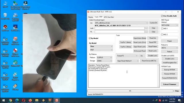 Vivo V15 Pattern+Frp Unlock Umt Dongle 2021 смотреть онлайн