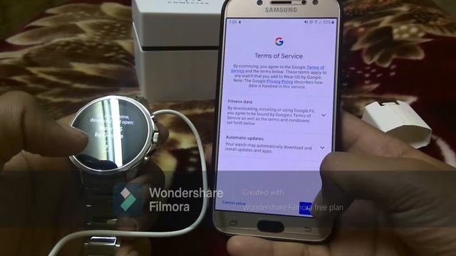 AX Connected (Google watch) Unboxing and full set up android mobile....... смотреть онлайн