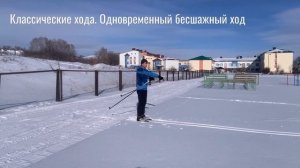 Классические лыжные хода: одновременный бесшажный ход