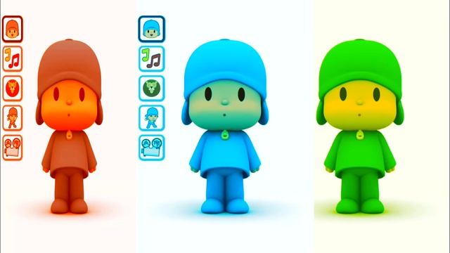 Talking Pocoyo Colors Reaction Compilation Funny Videos for Kids смотреть онлайн