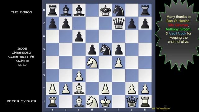 Chess Engine The Baron vs Svidler: The Lost Game or Lost Knight? смотреть онлайн