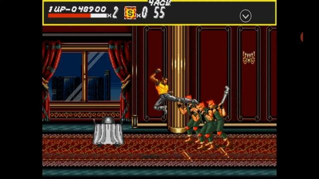 Street of Rage. Sega. Android. Emulator Nostalgia Pro. Gamepad Ritmix. Levels 6--8. смотреть онлайн