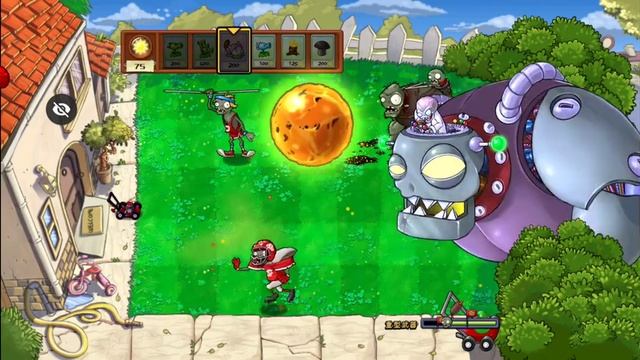 Heavy Weapon but randomized projectiles & Dr. Zomboss fight | Plants vs. Zombies Android TV Touched смотреть онлайн