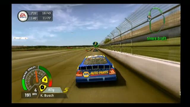NASCAR 07-NEXTEL CUP SERIES/DODGE #55/TALLADEGA SUPERSPEEDWAY/GAMEPLAY PS2 смотреть онлайн