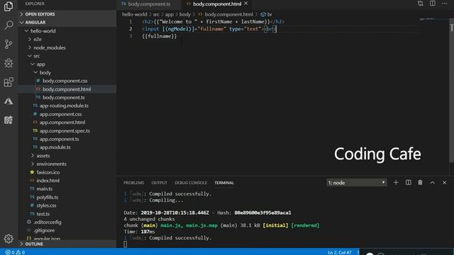 Two Way Binding in AngularJs Tutorial 06 - Angular Two Way Data Binding Example Tutorial 2019 смотреть онлайн