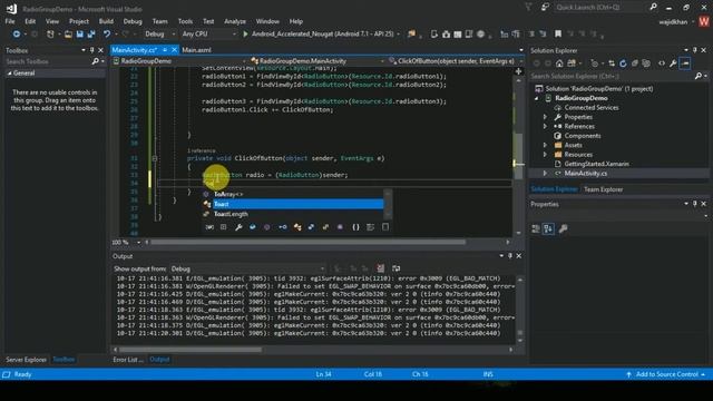 Radio Group Button Example Xamarin in Urdu смотреть онлайн