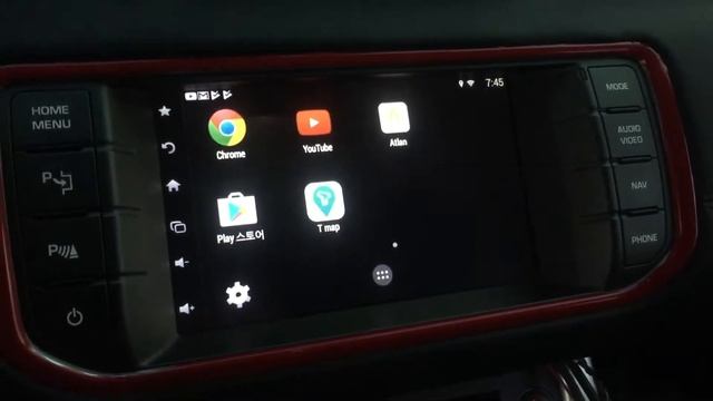 Range Rover Evoque Android Multimedia Navigation OEM Integration Demo Video / 레인지로버 이보크 안드로이드 네비매립 смотреть онлайн