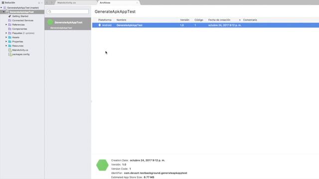Xamarin Android - Generar APK смотреть онлайн