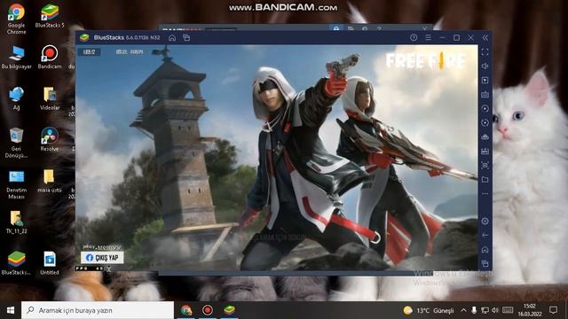BLUESTACKS FPS ARTTIRMA NET 90 FPS - GARENA FREE FİRE смотреть онлайн