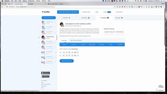 How To Use The Buffer Social Media App [2019] Full Tutorial! смотреть онлайн