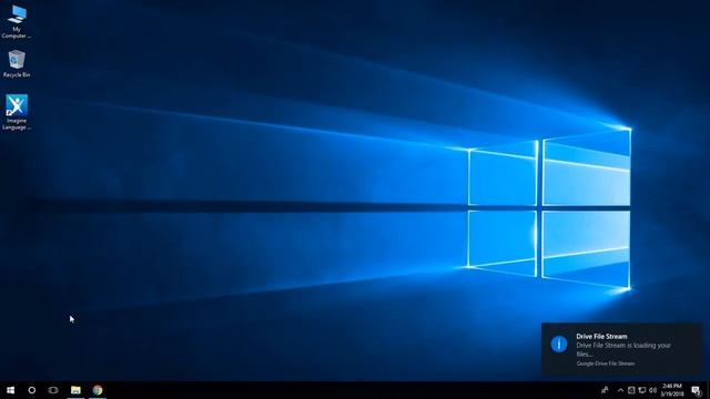 Windows 10 Google Drive File Stream Initial Setup смотреть онлайн