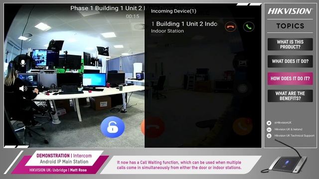 Android IP Main Station Demonstration | Technical Updates смотреть онлайн
