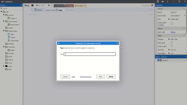 Construct 3 tutorial part 23 (UID tutorial) смотреть онлайн