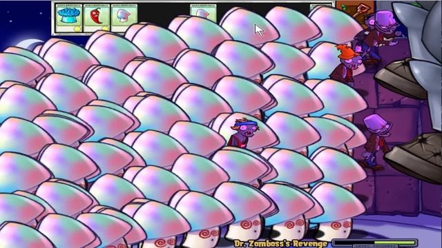 Plants vs Zombies - 99999 Hypno shroom vs Dr. Zomboss Fitght смотреть онлайн
