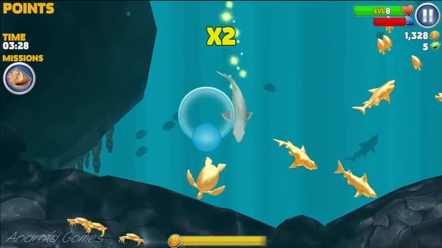 Android Gameplay - Hungry Shark Evolution Part 1 смотреть онлайн