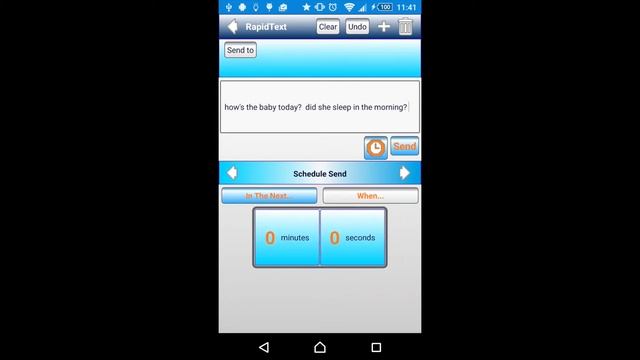 Android App: Sms Scheduler RapidText смотреть онлайн