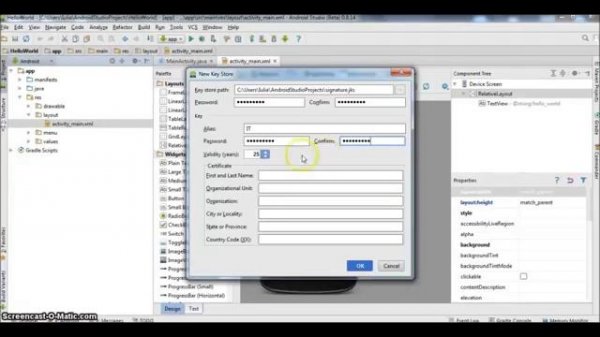 Export apk from android studio