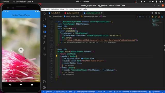 Flutter Video Player || Video Player Tutorial Flutter ( asset, network) смотреть онлайн