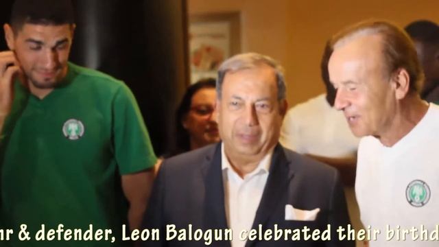 Super Eagles Coach, Gernot Rohr And Defender, Leon Balogun Celebrate Their Birthdays смотреть онлайн