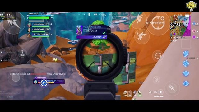 Fortnite Mobile Battle Royale 👑 - 60FPS High Graphics Poco X4 GT