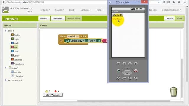 Introduction to AppInventor Blocks – language blocks designed to make Android development easier. смотреть онлайн