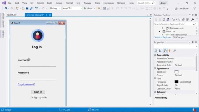 Simple Windows Form Application in Visual Code C# Tutorial for Beginners смотреть онлайн