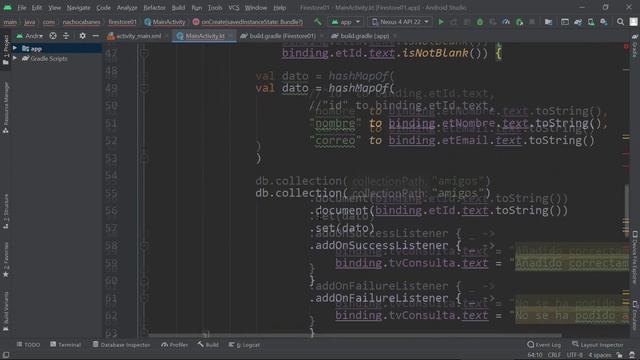 Intro a Android + Kotlin 058 - Cloud Firestore 03: Modificar y borrar datos смотреть онлайн
