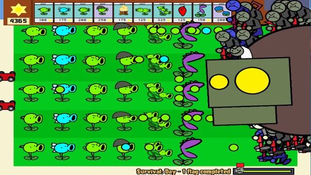 All Pea PvZ Paint Pack vs Dr. Zomboss Epic Plants vs Zombies смотреть онлайн
