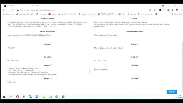 Internship Management System смотреть онлайн