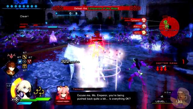 Jeanne d'Arc vs. Nero, Tamamo & Altera | Fate/EXTELLA LINK (PS5 Gameplay) смотреть онлайн