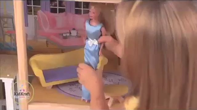 Трехэтажный кукольный дом – Кайли Kaylee Dollhouse 65869 KidKraft смотреть онлайн