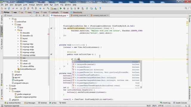 Android Studio Tutorial 7: Multiple Buttons Click смотреть онлайн