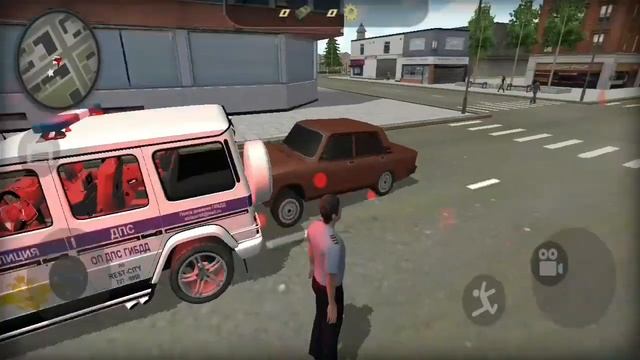 Police simulator rest city gameplay BeamNG.Drive ( Android game play) #carstuntgaming смотреть онлайн