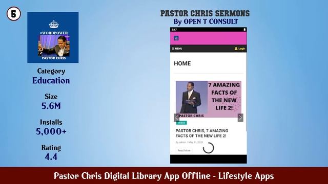 Top 10 Pastor Chris Digital Library App Offline Android Apps смотреть онлайн