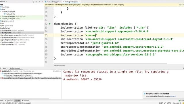 Cannot fit requested classes in a single dex file.Try supplying a main-dex list. # ERROR FIXED смотреть онлайн