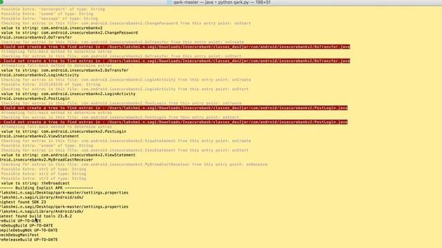 Qark Static analysis Tool смотреть онлайн