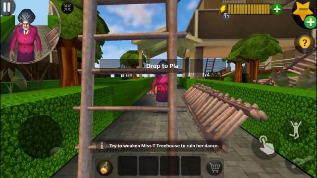 Scary Teacher 3D | MOD MENU | troll mini Miss T (android, ios) part 1505 смотреть онлайн