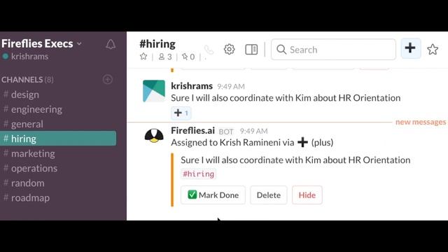 Fireflies Slack Intelligent Suggetions смотреть онлайн